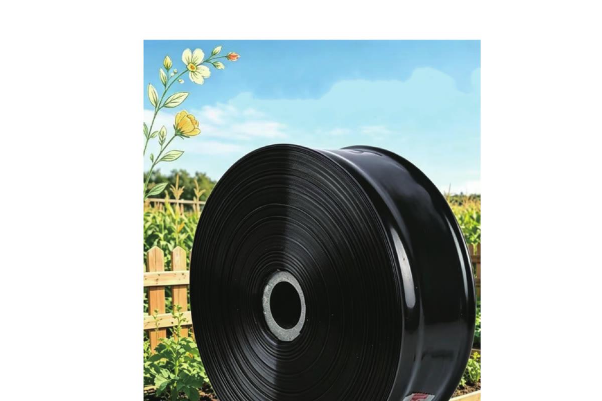 Black PE double-layer composite irrigation hose roll